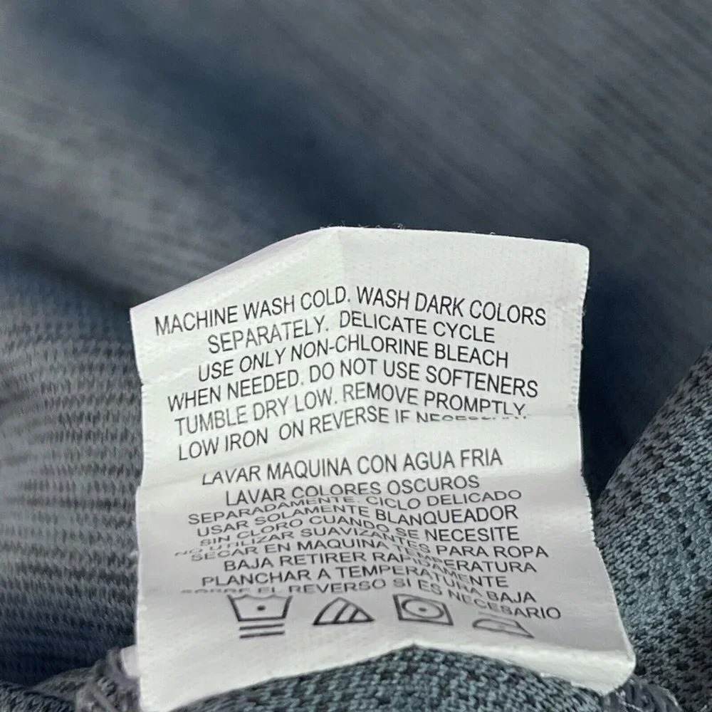 Layer 8 Men's Qwick-Dry Short Sleeve Hooded T-shirt Blue Grey Size M Medium - Picture 7 of 7